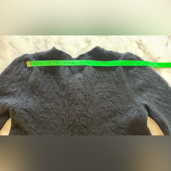 JUICY COUTURE Black Cashmere Cardigan Sweater - Women’s Size M - Picture 10 of 12